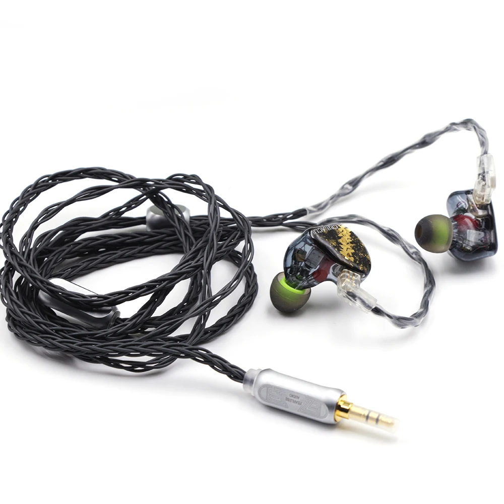 Бесстрашный аудио x Crinacle DAWN 6BA + 2 EST драйвера Hi-Fi наушники-вкладыши с кабелем 3 5-2Pin |