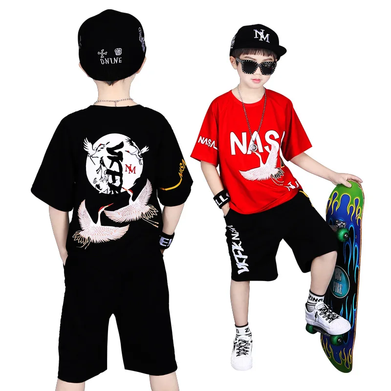 

Children Clothing New Summer Boys Clothes Set T-shirt and Short Pants Outfit Kids Tracksuit Suit for Teens Boys Clothing Sets