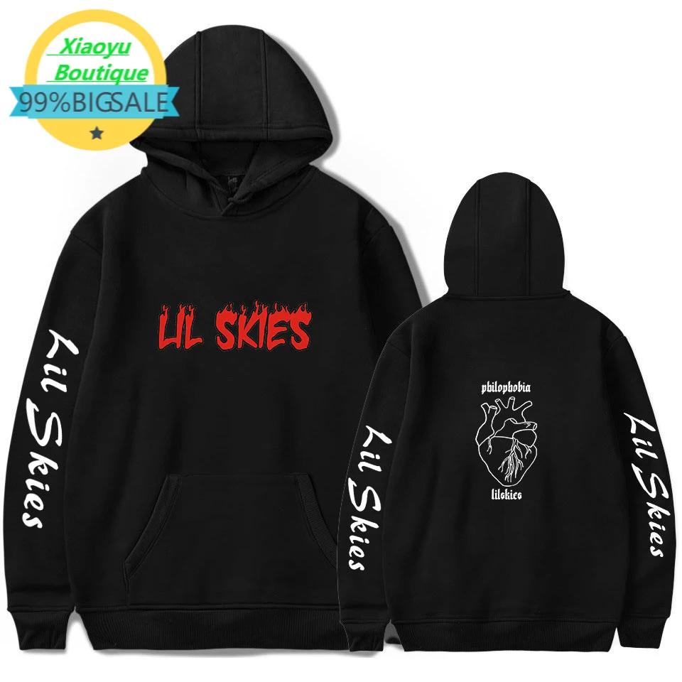 

Personality Lil Skies Hoodies Sweatshirts Men/women Casual Pullover Sweatshirt Boys/girls Lil Skies Hoodie Fashion Clothes