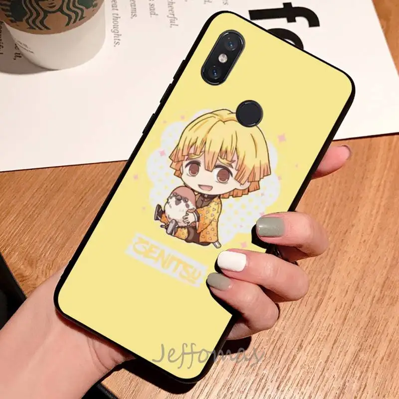 

Demon Slayer Kawaii Anime Phone Case For Xiaomi Redmi 7 8 9t a3Pro 9se k20 mi8 max3 lite 9 note 9s 10 pro