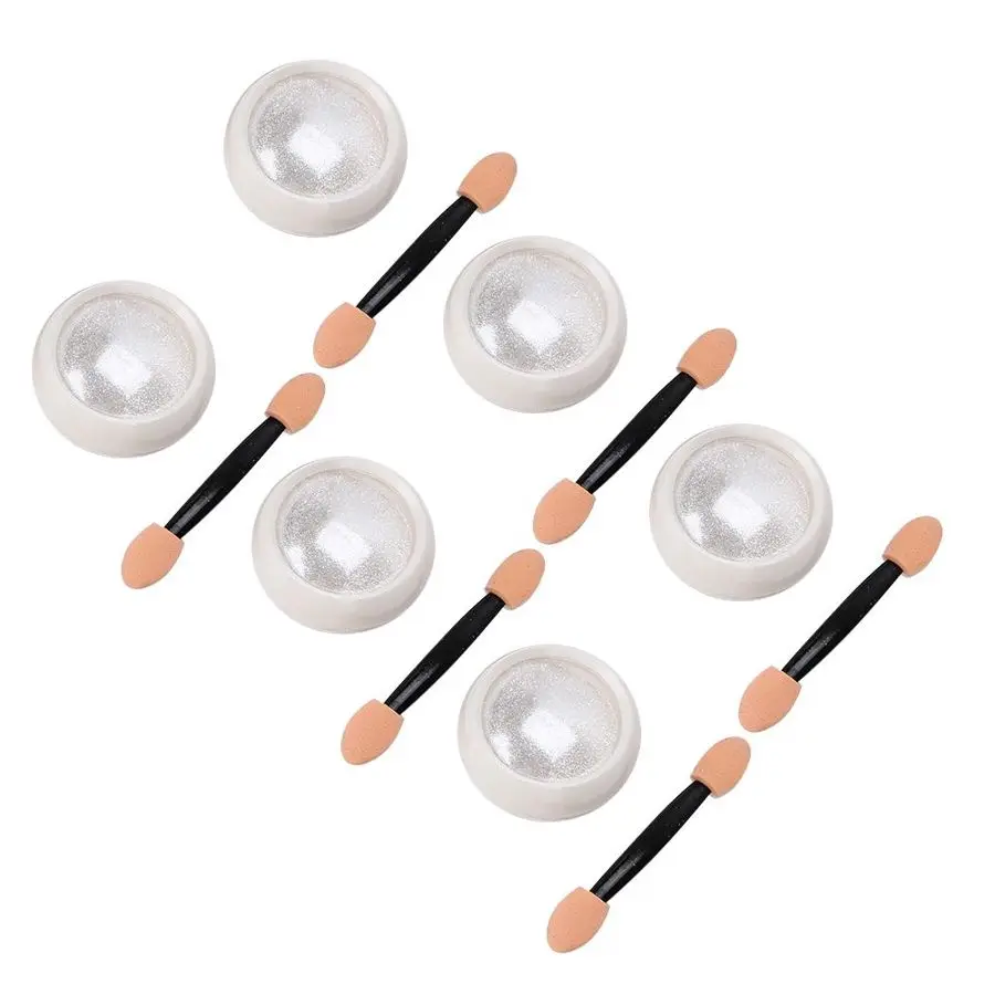 6 шт. модная пудра для ногтей зеркальная украшения маникюрные Декорации женщин и