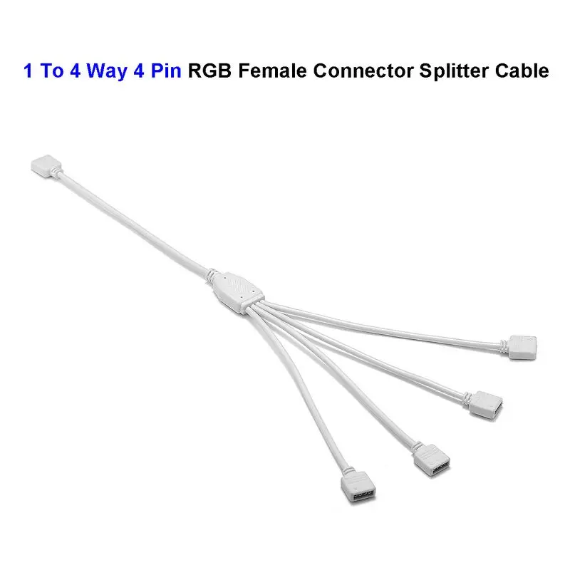 RGB фонарь с 1 на 4 контактами Женский Разъем для светодиодной ленты 5050 |