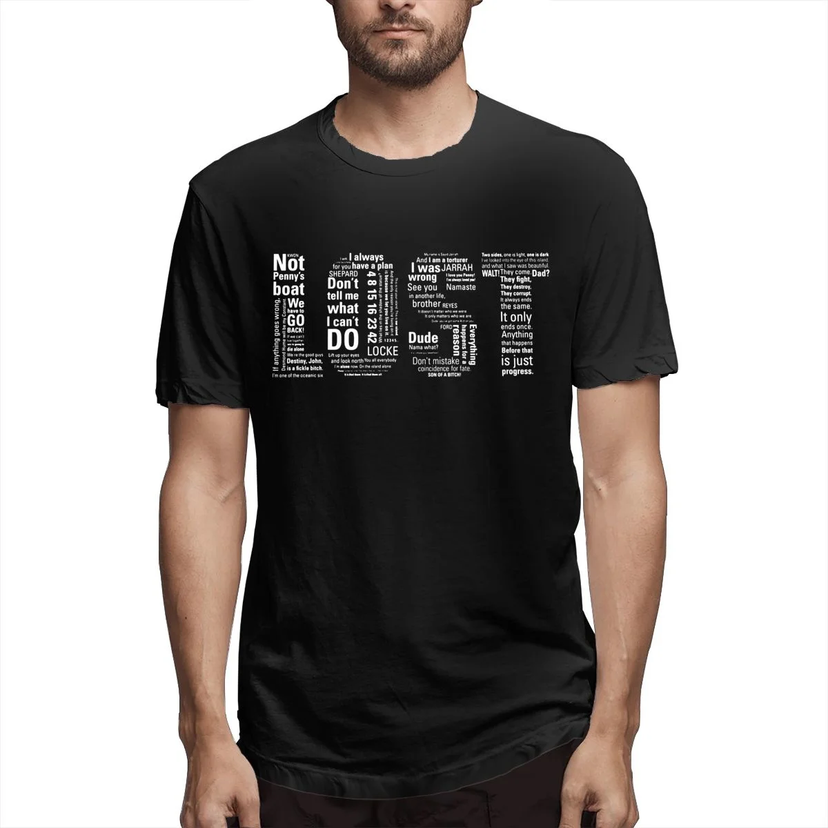 

Распродажа, футболка большого размера из хлопка с коротким рукавом и принтом из фильма «ужас потеря»