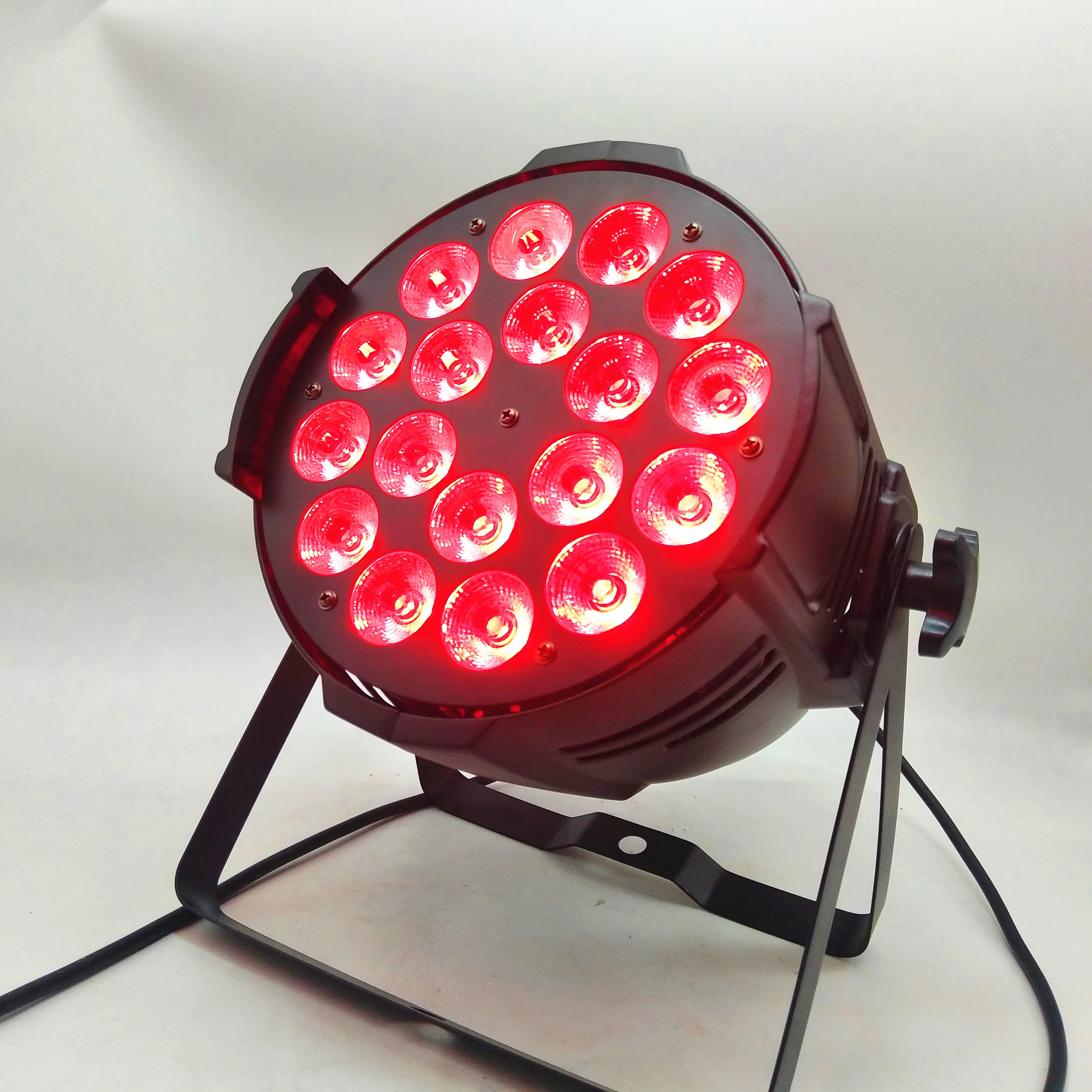 8pcs 18x18w RGBWA+UV LED Par Light Cast Aluminum 6 Color Full DMX Control 6in1 Professional Disco Nightclub DJ Stage | Освещение