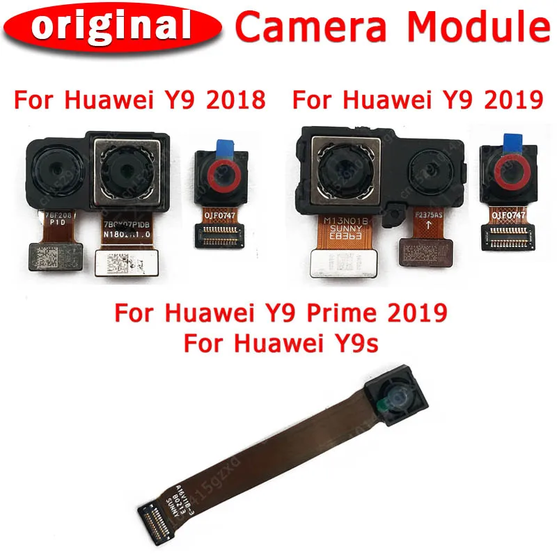 Оригинальная передняя и задняя камеры для Huawei Y9 Prime 2018 2019 Y9s модуль основной