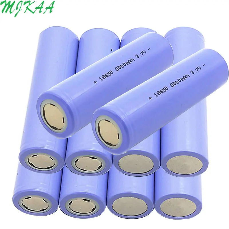 

18650 2000mAh 3.7v Li-ion Purple Lithium Rechargeable Battery for Flashlight