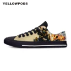 Туфли женские белые на платформе, повседневная обувь-трансформер, Бамблби, робот, автомобиль