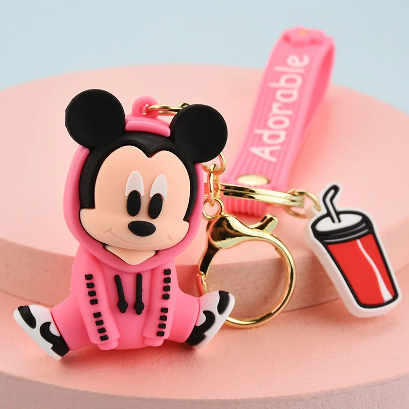 Брелки из мультфильма Микки и Минни Маус для девочек|Плюшевые брелки| |