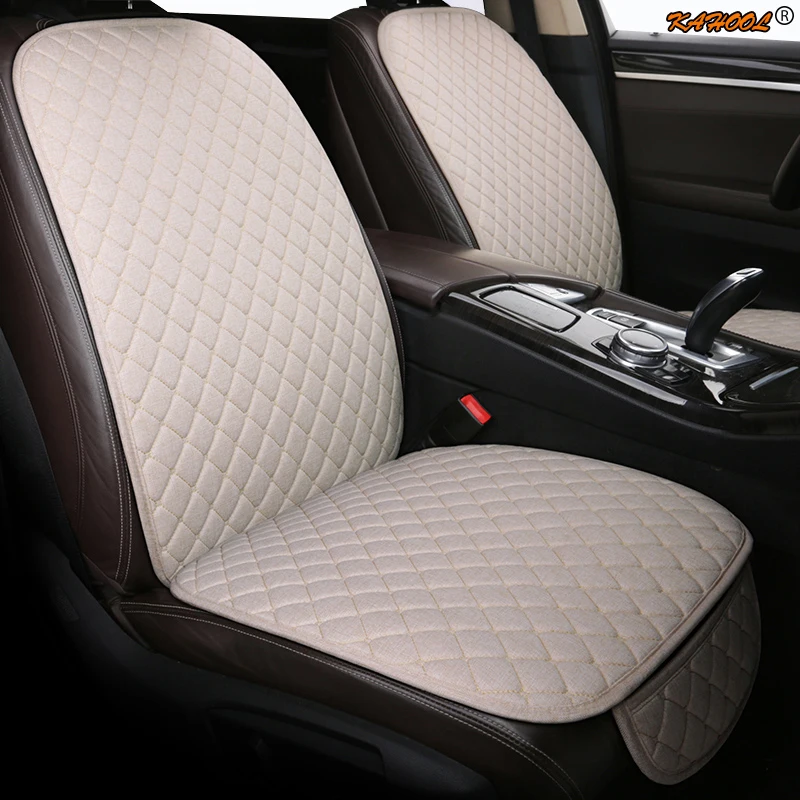 Чехлы KAHOOL для автомобильных сидений льняные toyota avensis t25 wish prado 120 150 corolla prius 20 land cruiser
