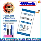 LOSONCOER 4600 мАч EB-BG975ABU мобильный телефон аккумуляторы для SAMSUNG Galaxy S10 Plus S10 + SM-G9750 Бесплатные инструменты