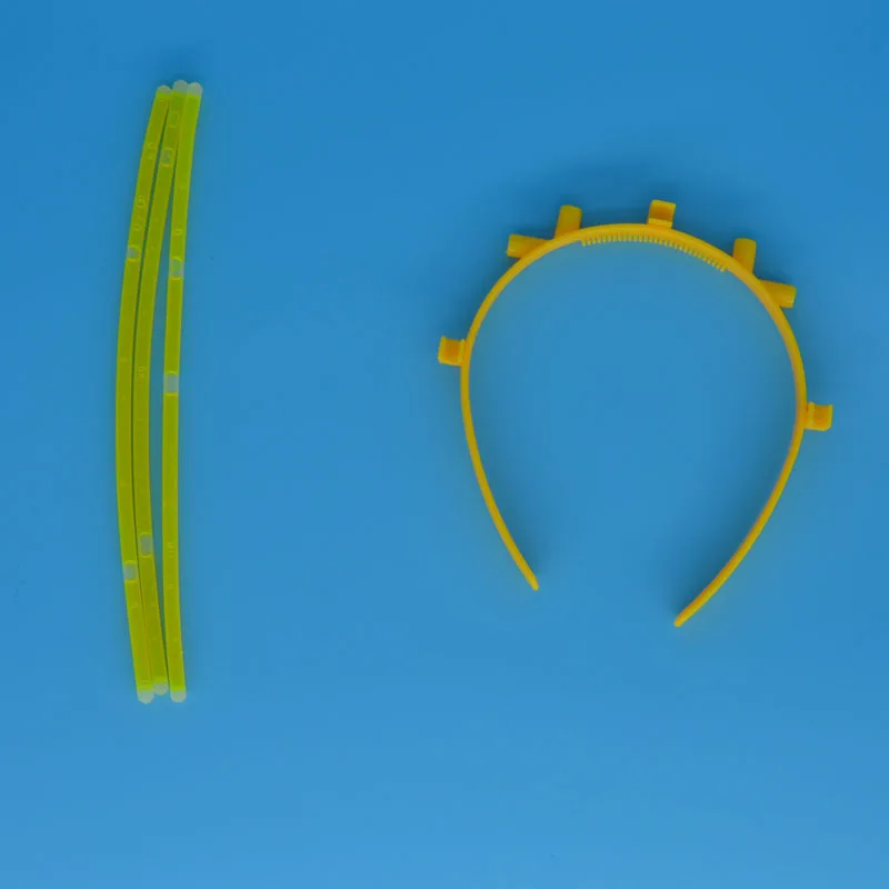 

New 8'' Glow Sticks Bunny Ears Headband Luminous Hairband Glow Sticks Rave Glow Party wedding birthday Halloween Christmas Xmas