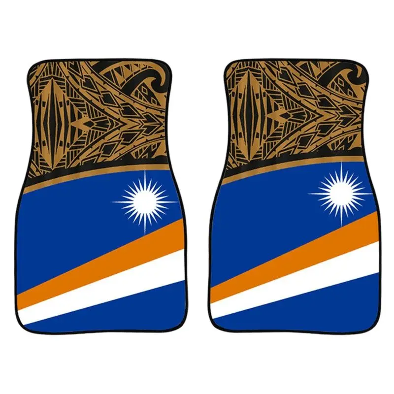 

Advanced Car Foot Mats Car Rugs Cushion Marshall Island Universal Auto Front and Rear Carpet 4 Pcs Automobile Accessories