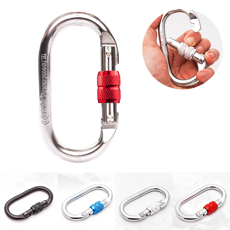 

Multicolor O-Master Lock Rock Climbing Mountaineering Runway Type Safety Hook Rope Hook Climbing Rock Mountaineer Equipment