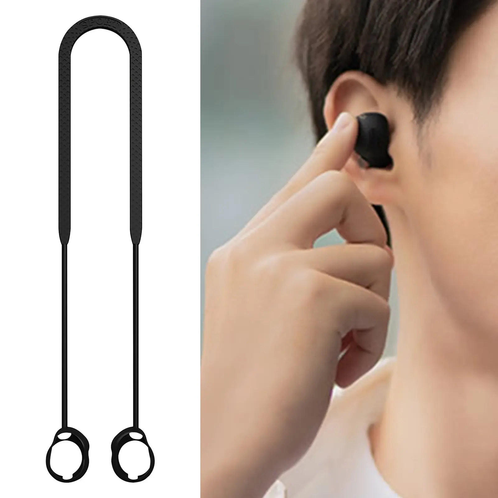 Ремешок силиконовый для наушников Wf 1000xm4 совместимый с Bluetooth | Электроника
