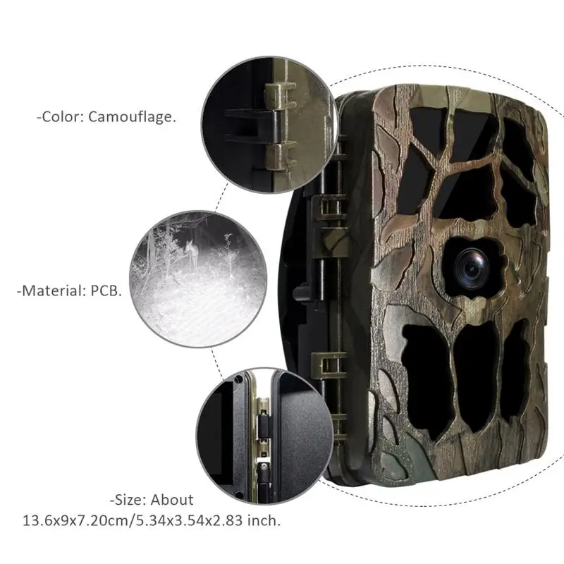 H982 охотничья камера фотоловушка 20 МП тропа дикой природы ночное видение