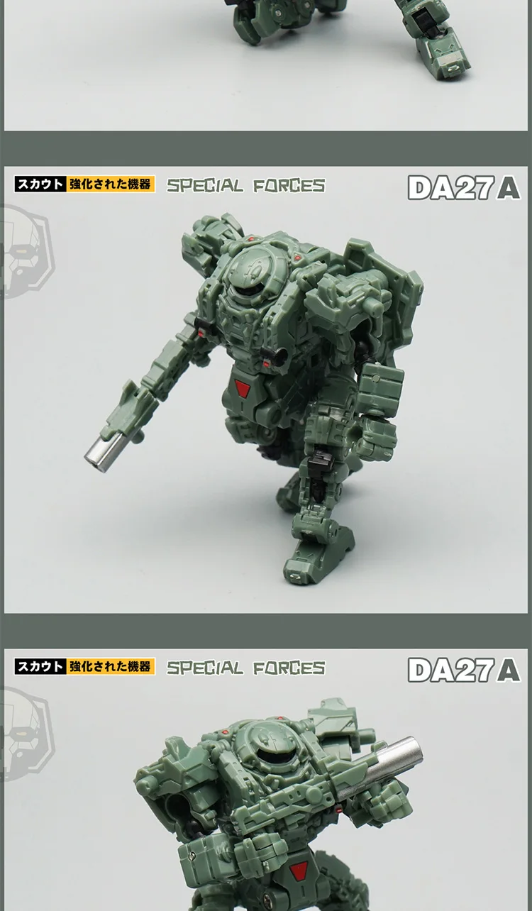 MFT DA27 DA-27 трансформация Diaclone power ed-suit power Suit Black Mech Solider Lost Planet фигурка игрушки