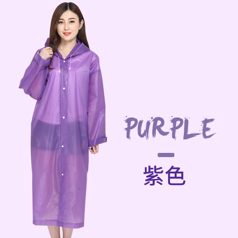 Waterproof Jacket Raincoat Women Outdoor Travel Ladies Hooded Long Overall Yellow Stylish Impermeable Rain Gear JJ60YY | Дом и сад