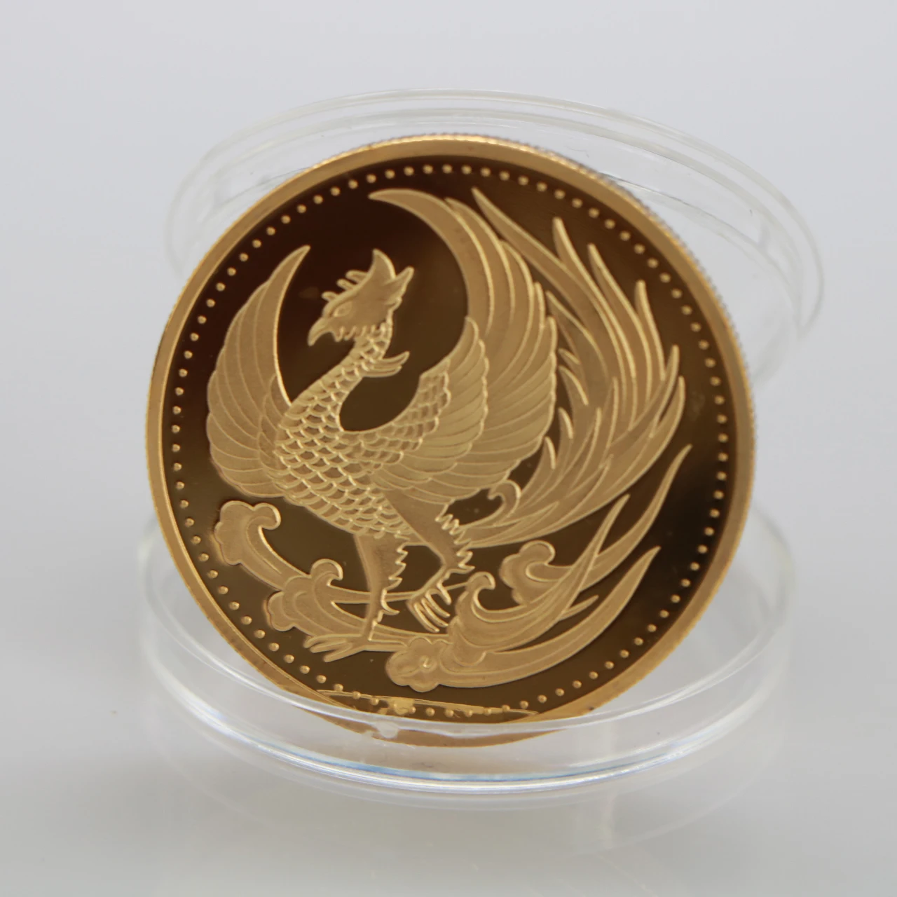 5 шт./10 шт. японские золотые монеты эмблема Феникса императорской хризантемы
