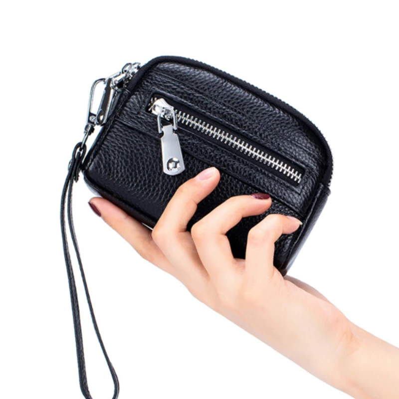 

Wallet Women Small Wallet And Coin Purse For Girls Short Pu Leather Credit Card Holder Wallets Ladies Double Zipper Coin Purses