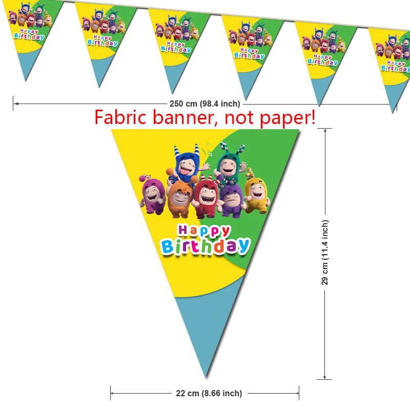 Oddbods украшения для дня рождения необычные сувениры в стиле боди поставки