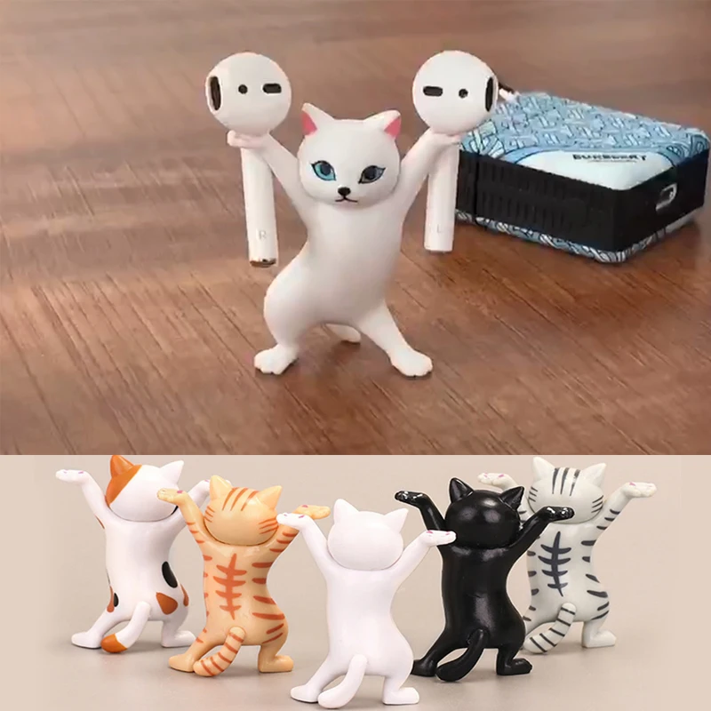 

Очаровательный держатель для ручек с кошкой, держатель для гроба с черной кошкой, милое украшение ручной работы, домашнее пасхальное украше...