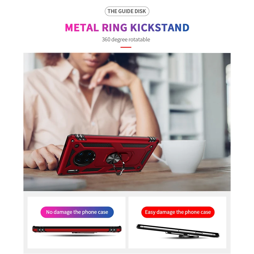 Горячая Распродажа ударопрочный чехол для телефона Huawei Mate 20 30 20X Магнитный