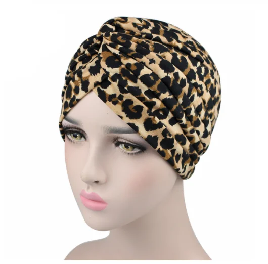 Леопарда тюрбан с принтом женская обувь в национальном стиле мусульманская