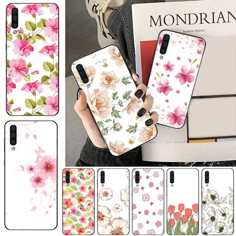 

Dried flowers pink Phone Case For Samsung galaxy S 7 8 9 10 20 edge A 6 10 20 30 50 51 70 note 10 plus