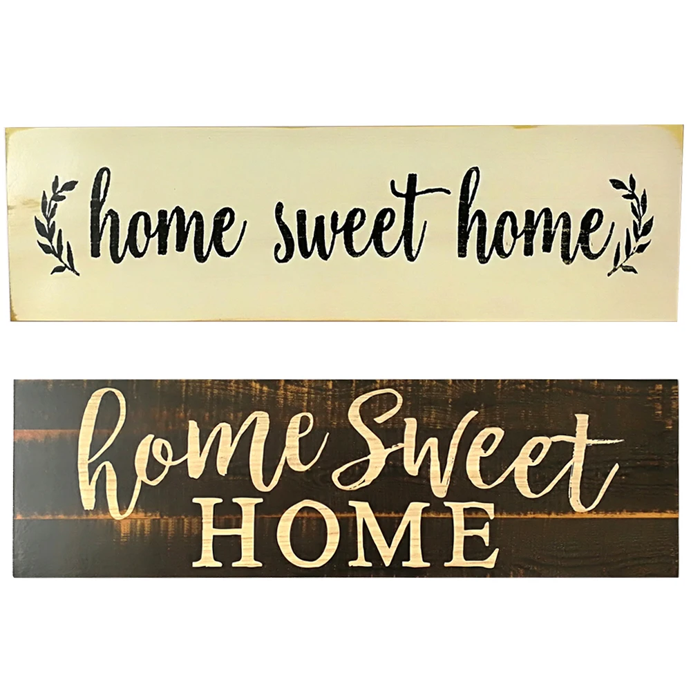 Украшение для вечевечерние домашний сладкий шрифт большой деревянный знак в