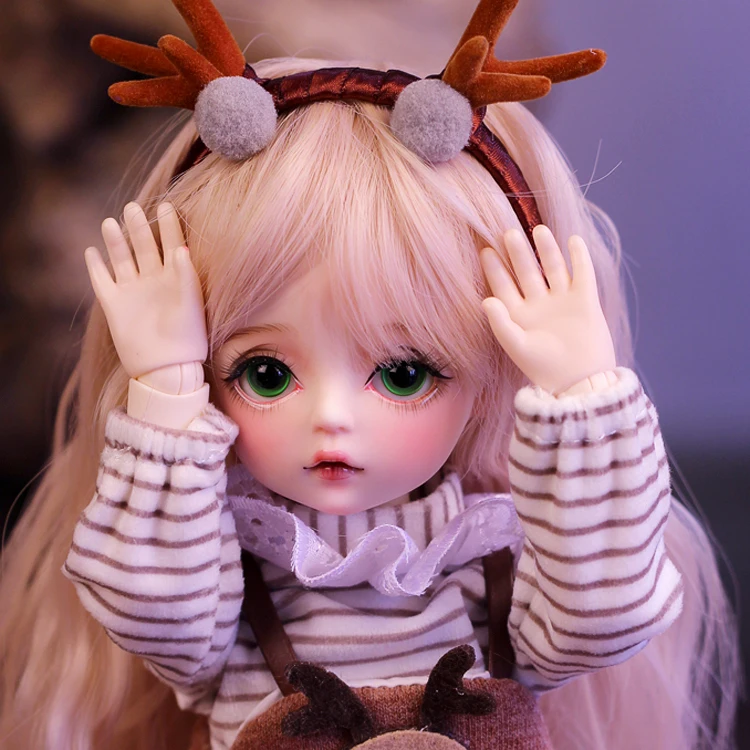 Кукла-младенец 30 см с одеждой меняющие глаза
