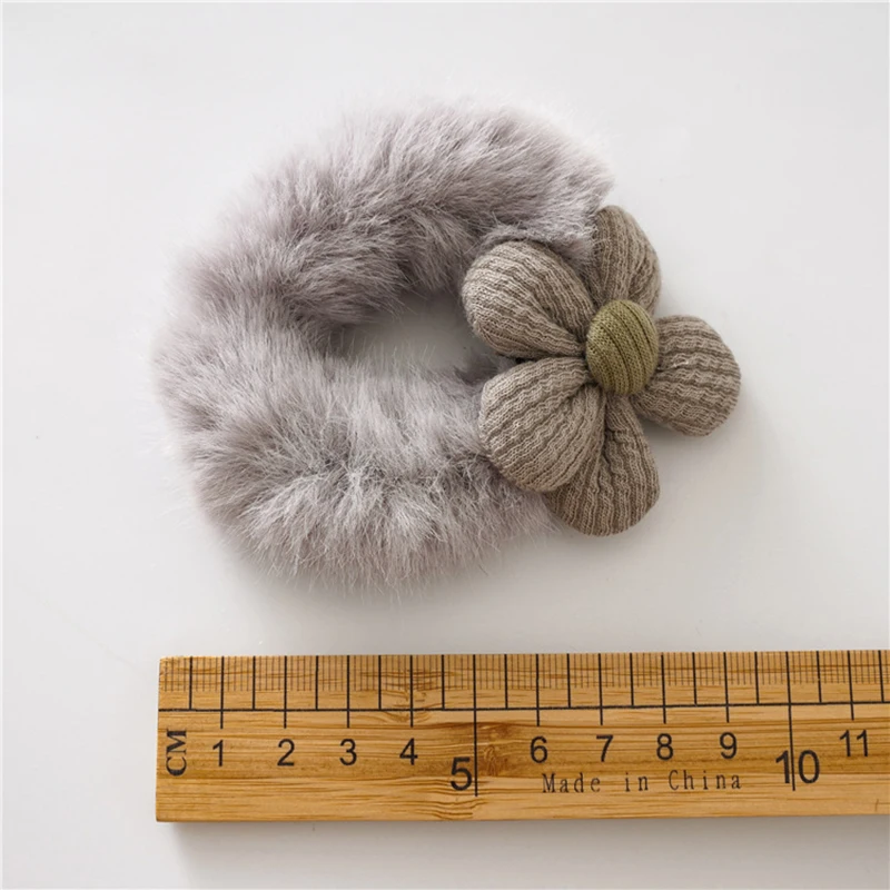 

2021 Cartoon Flower Princess Scrunchies Children Gifts Girls Elastic Hair Rubber Bands Accessories Tie Hair Ring Rope Headdress