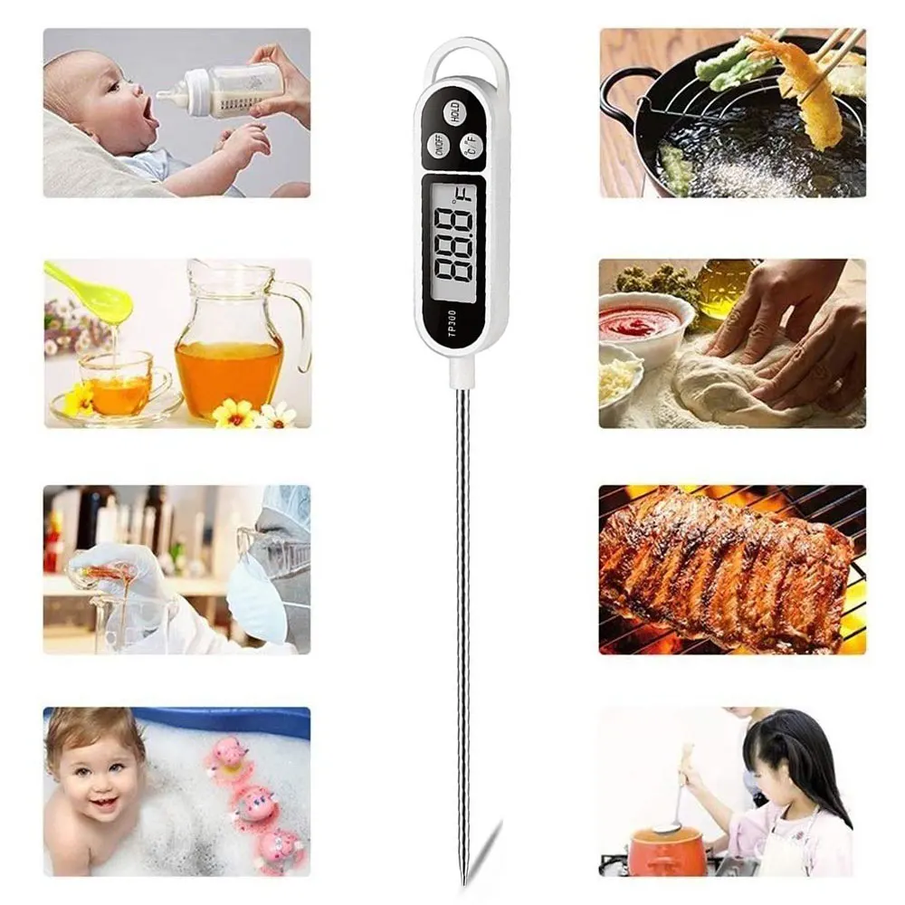 Точный Цифровой кухонный термометр для мяса воды молока приготовления пищи зонд