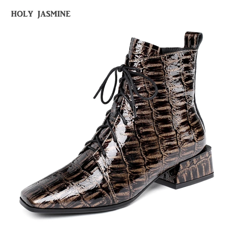 Женская обувь коллекция 2020 года осенние ботильоны для женщин модная из