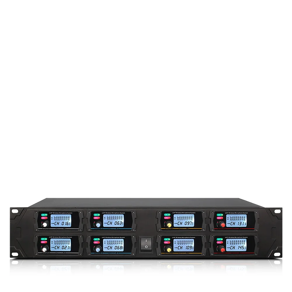 Портативный микрофон беспроводной системы для продажи UHF8 канальный нагрудный конденсатор для церкви гарнитура караоке микрофоны студия 8000G2 певцы