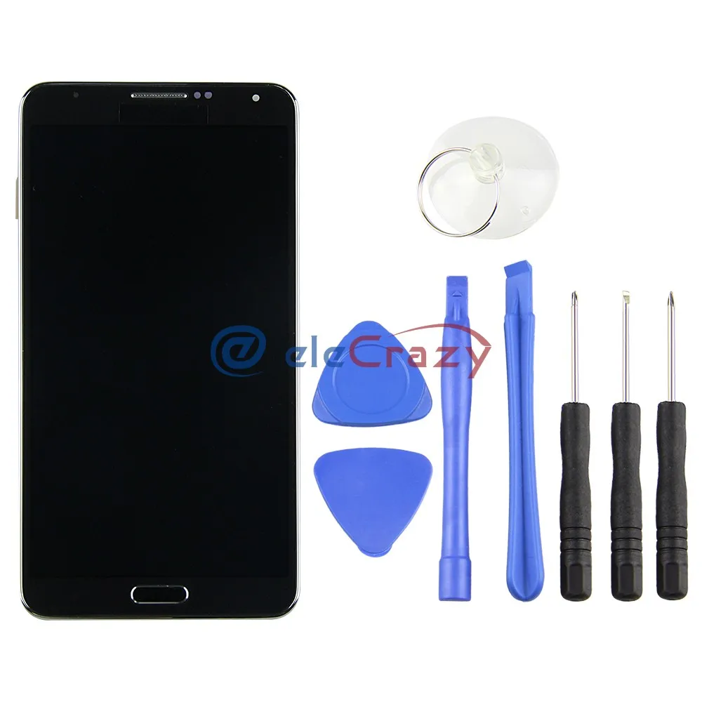 ЖК-дисплей с сенсорным экраном в сборе для SAMSUNG Galaxy Note 3 N9005 N900A N9000 N9002 100%
