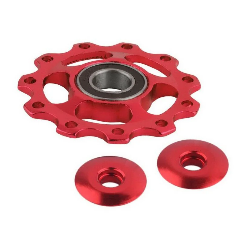 

Spare Bicycle Jockey Wheel Gear Guide Parts Pulley Sports 11T Aluminum Assembly Bearing Cycling MTB Mountain bike
