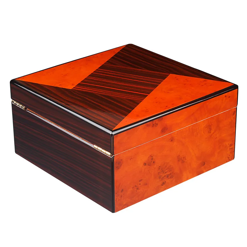 

Cedar Wood Travel Humidor Cigar Box Portable Cigar Case W/ Hygrometer Humidifier Cigar Humidor Box For COHIBA Cigars