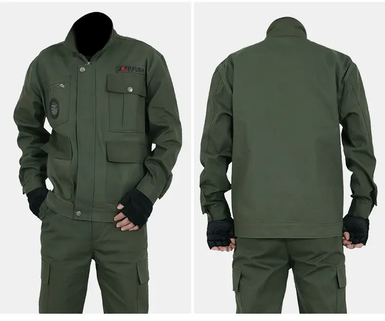 Мужской комплект из 2 предметов износостойкая Спортивная одежда на молнии