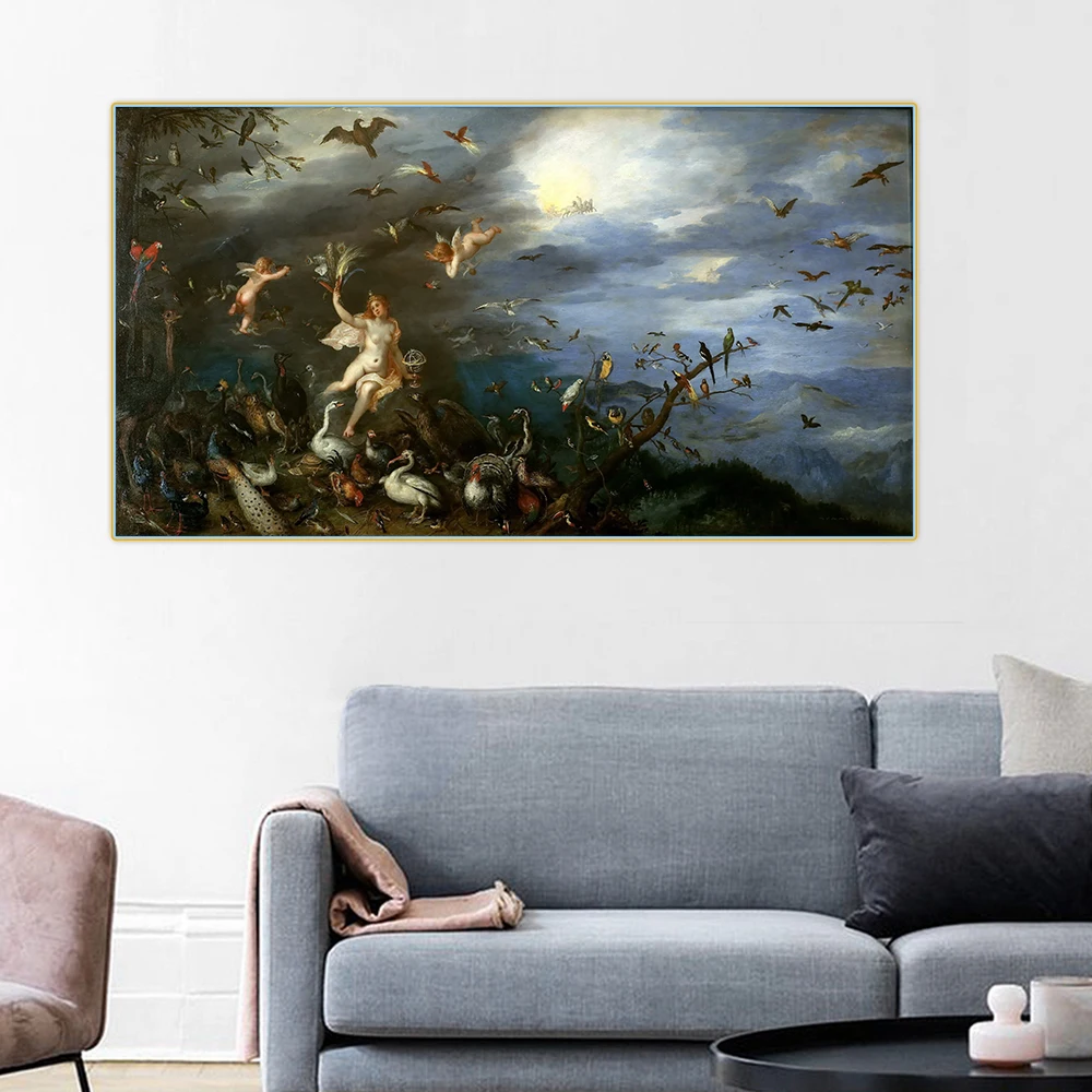 Citon Bruegel Pieter allegallegory of Air Canvas холст искусство Масляная живопись художественный