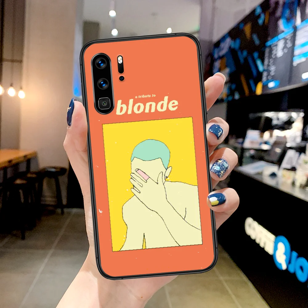 

Franke blond Oceane Phone Case For Huawei P Mate Smart 10 20 30 40 Lite Z 2019 Pro black Cover Pretty Hoesjes Painting Shell Tpu