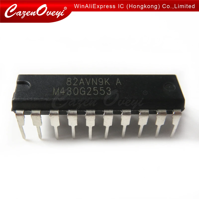 2 шт./лот MSP430G2553IN20 MSP430G2553IN MSP430G2553 M430G2553 DIP 20 в наличии|Интегральные схемы| |