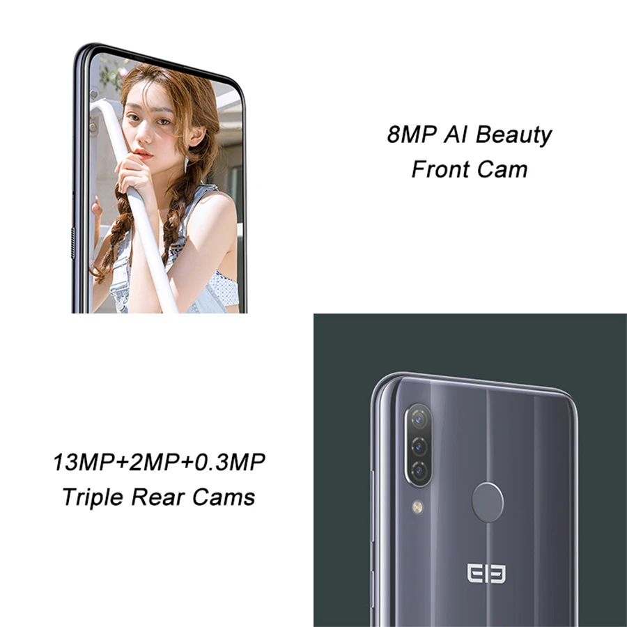Смартфон ELEPHONE A7H Helio P23 4 Гб ОЗУ 64 ПЗУ 6 дюйма 8 ядер Android 9 0 3900 мАч быстрая зарядка