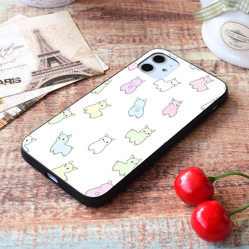 

For iPhone More Pastel Pacas Soft TPU Border Apple iPhone Case