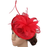 weeding sinamay fascinator hat women for bridal occasion headpiece hair clip derby ascot races melbourne cup fedora caps