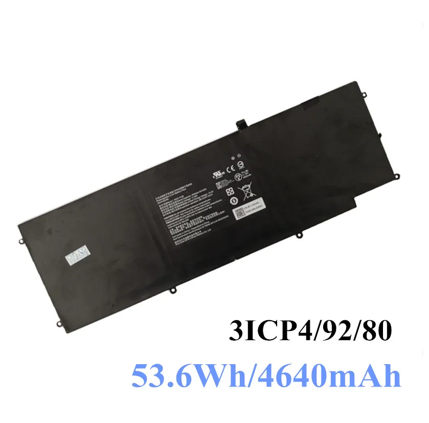 7XINbox 11,4 V 45wh 3950 мА/ч, 3ICP4/92/77 3ICP4/92/80 ноутбук Батарея для razer Blade Stealth серии RC30-0196