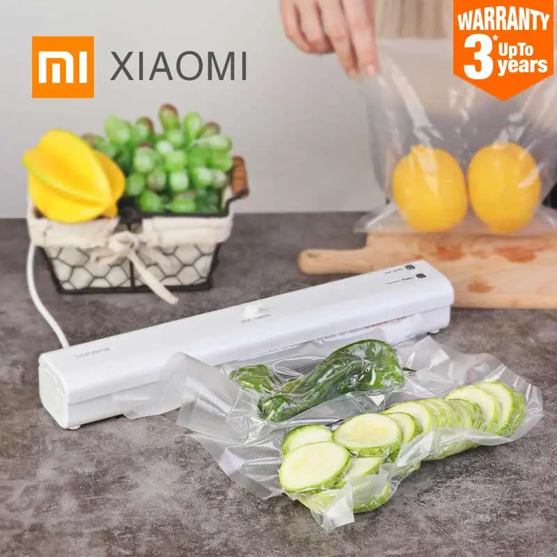 XIAOMI MIJIA Автоматический Вакуумный пищевой герметик вакуумная упаковочная машина пакеты дегазатор для сенсорной кухни герметичная упаковка