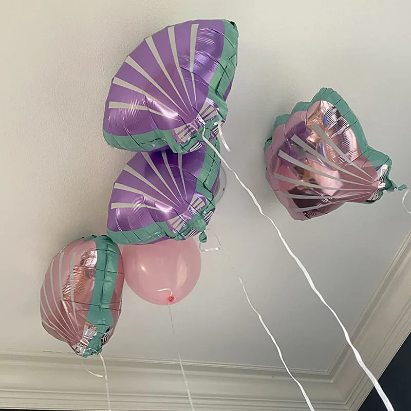 Cadena de arco de cola de sirena para ni&ntilde;os y ni&ntilde;as, suministros de fiesta de feliz cumplea&ntilde;os, tema de sirena, decoraci&oacute;n de fiesta, 97 unids/set por Set-5