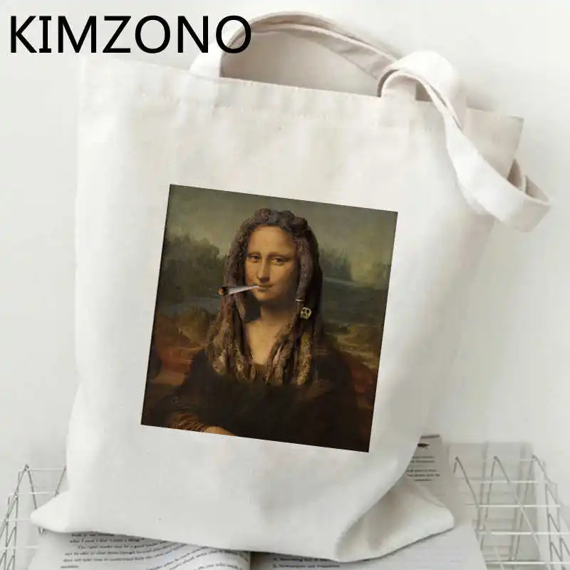 

Сумка для покупок Mona Lisa, Холщовая Сумка для покупок, сумка для покупок