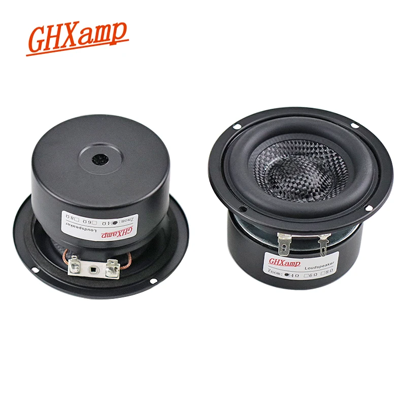 GHXAMP Fiberglass Braided 3 Inch Woofer Subwoofer Hifi Speaker Unit Powerful Low Frequency 4OHM 25W Waterproof 2PCS images - 6