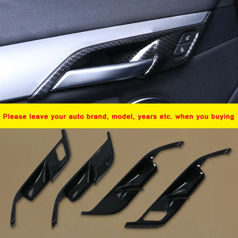 

Внутренняя дверь из углеродного волокна, замок чашки, разблокировка кнопки вокруг крышки молдинги, планки для BMW X2 2018-2021, автозапчасти